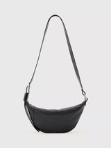 John Lewis AllSaints Luna Crossbody Bag Black/Silver- Buy online at McGrocer