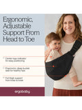 Ergobaby Upsie Sling Carrier Onyx Black, imported from the UK