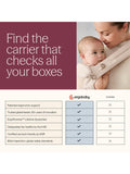 Ergobaby Upsie Sling Carrier Onyx Black, imported from the UK
