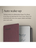 reMarkable Book Folio Burgundy for Paper Pro Move, imported from the UK
