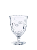 John Lewis Eleanor Bowmer Electric Coast Lips & Stars Wine Glasses, Set of 4, 260ml, Clear- Buy online at McGrocer