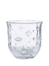 John Lewis Eleanor Bowmer Electric Coast Lips & Stars Glass Tumblers, Set of 4, 280ml, Clear- Buy online at McGrocer
