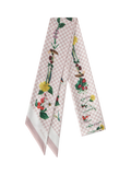Mulberry Riverside Floral Skinny Scarf