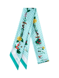 Mulberry Riverside Floral Skinny Scarf
