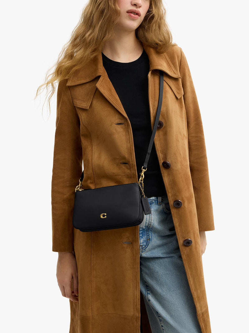 Coach Audrey Leather Cross Body Bag Black - British product