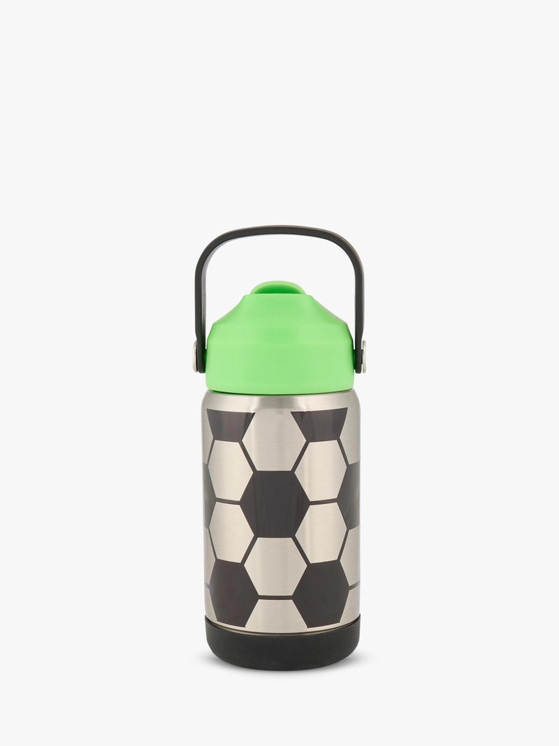 Polar Gear kids football drinks bottle 370ml black/green (British brand)