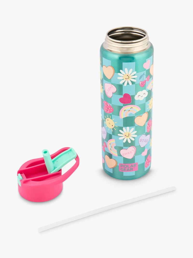 Polar Gear kids strawberry drinks bottle 750ml teal - British product