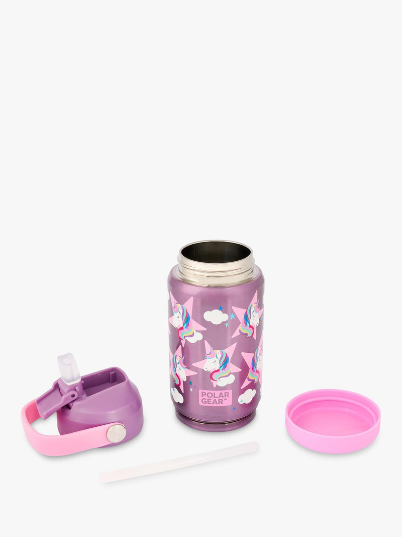 Polar Gear kids' unicorn drinks bottle 370ml, imported from the UK