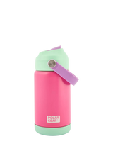 John Lewis Polar Gear Kids' Colour Block Drinks Bottle 370ml Rose- Buy online at McGrocer