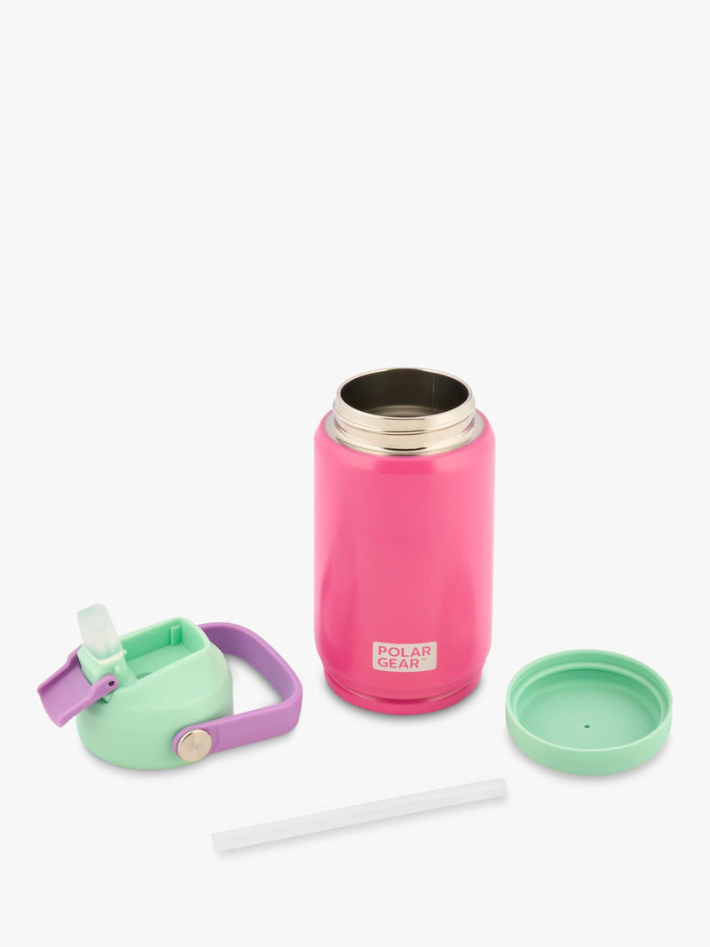 Polar Gear kids colour block drinks bottle 370ml rose (British brand)