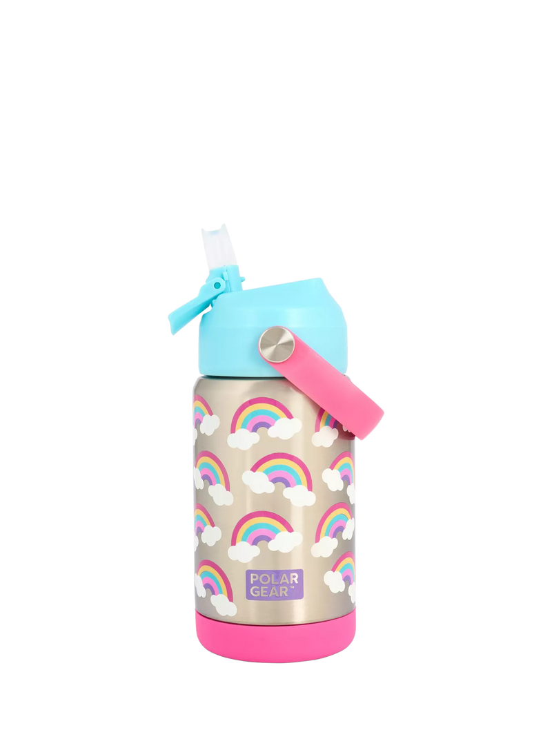 Polar Gear rainbow kids water bottle 370ml (British brand)