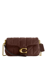 John Lewis Coach Tabby 19 Quilted Suede Crossbody Bag Dark Chocolate- Buy online at McGrocer
