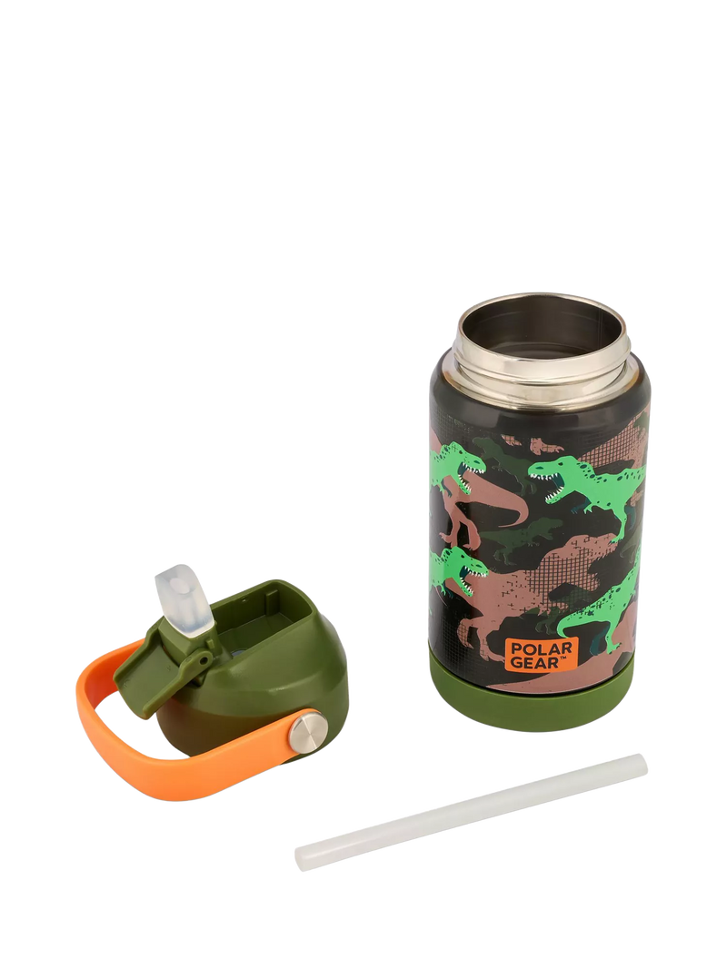 Polar Gear kids dinosaur drinks bottle 370ml, UK version