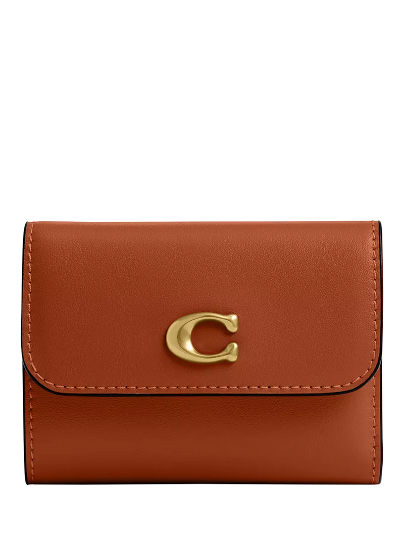 Coach Amber Brown card holder wallet compact (British brand)