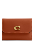 Coach Amber Brown card holder wallet compact (British brand)