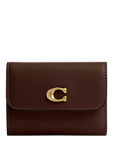 John Lewis Coach Essential Leather Card Holder Wallet, Maple- Buy online at McGrocer
