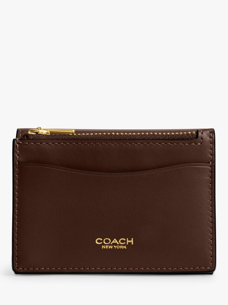 Coach leather card holder wallet Maple, imported from the UK
