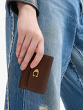 Coach leather card holder wallet Maple, imported from the UK