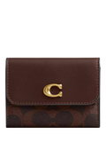 Coach leather card holder wallet in Maple, UK version