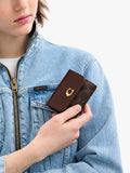 Coach leather card holder wallet in Maple, UK version