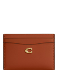 Coach leather card case Amber Brown, UK version