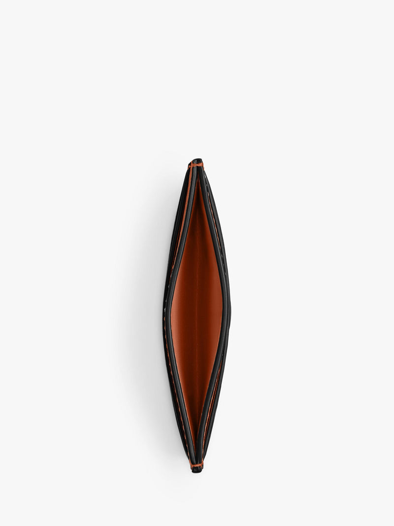 Coach leather card case Amber Brown, UK version