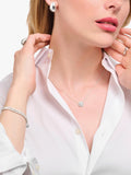 Thomas Sabo cubic zirconia pendant necklace silver, imported from the UK