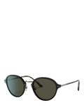 Giorgio Armani oval sunglasses black green British brand