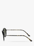 Giorgio Armani oval sunglasses black green British brand