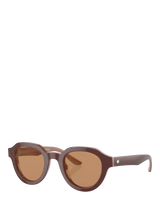 John Lewis Giorgio Armani AR8172U Women's Oval Sunglasses, Marble Brown/Brown- Buy online at McGrocer