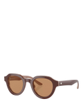 Giorgio Armani oval sunglasses marble brown 46mm - British product