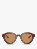 Giorgio Armani oval sunglasses marble brown 46mm - British product