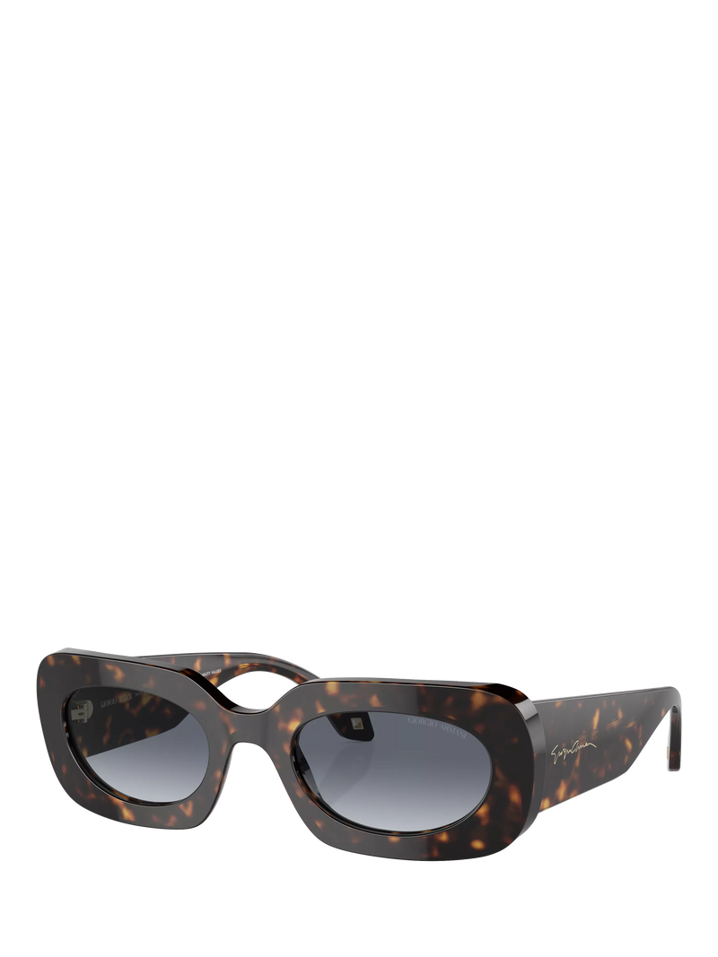 Giorgio Armani rectangular sunglasses 52mm Havana Blue (British brand)