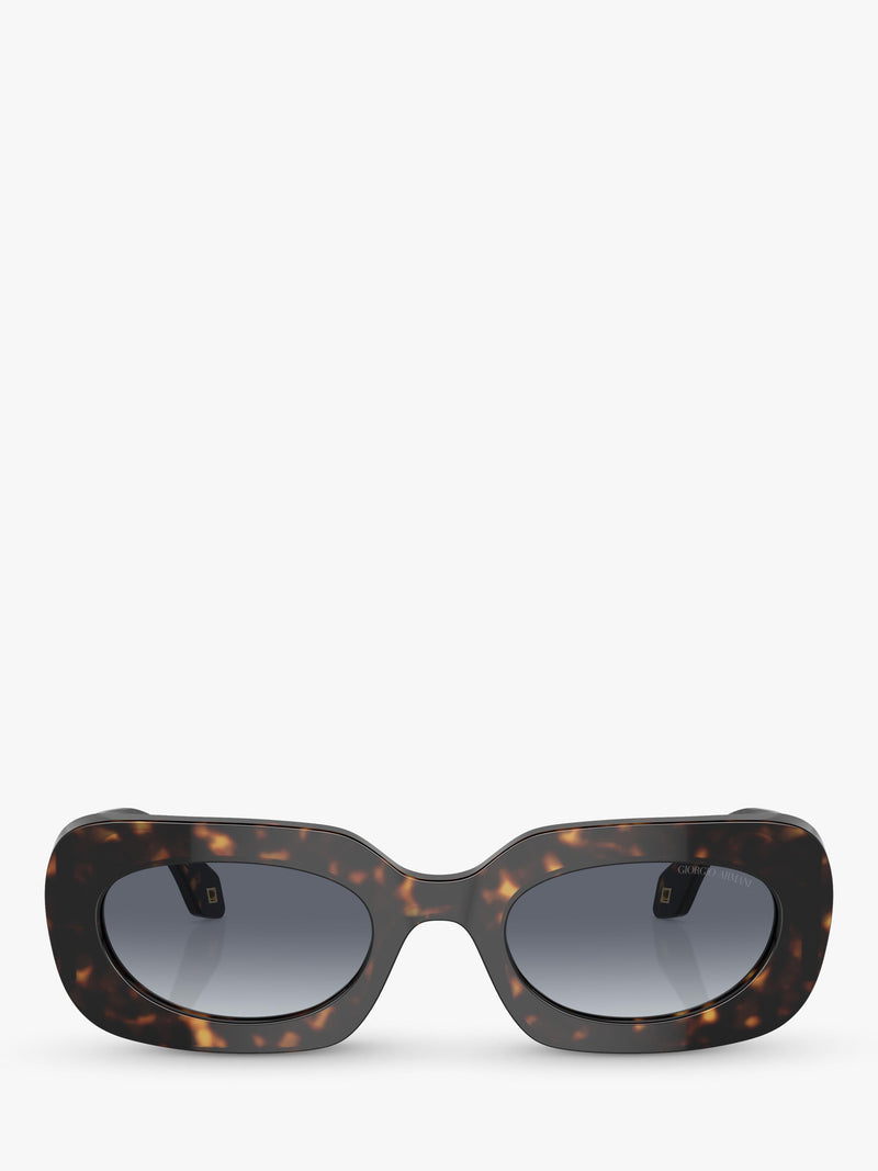 Giorgio Armani rectangular sunglasses 52mm Havana Blue (British brand)