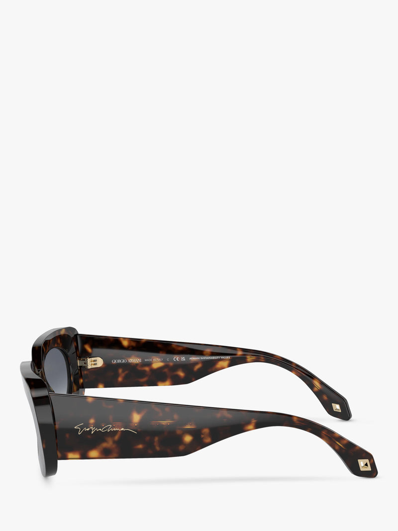 Giorgio Armani rectangular sunglasses 52mm Havana Blue (British brand)