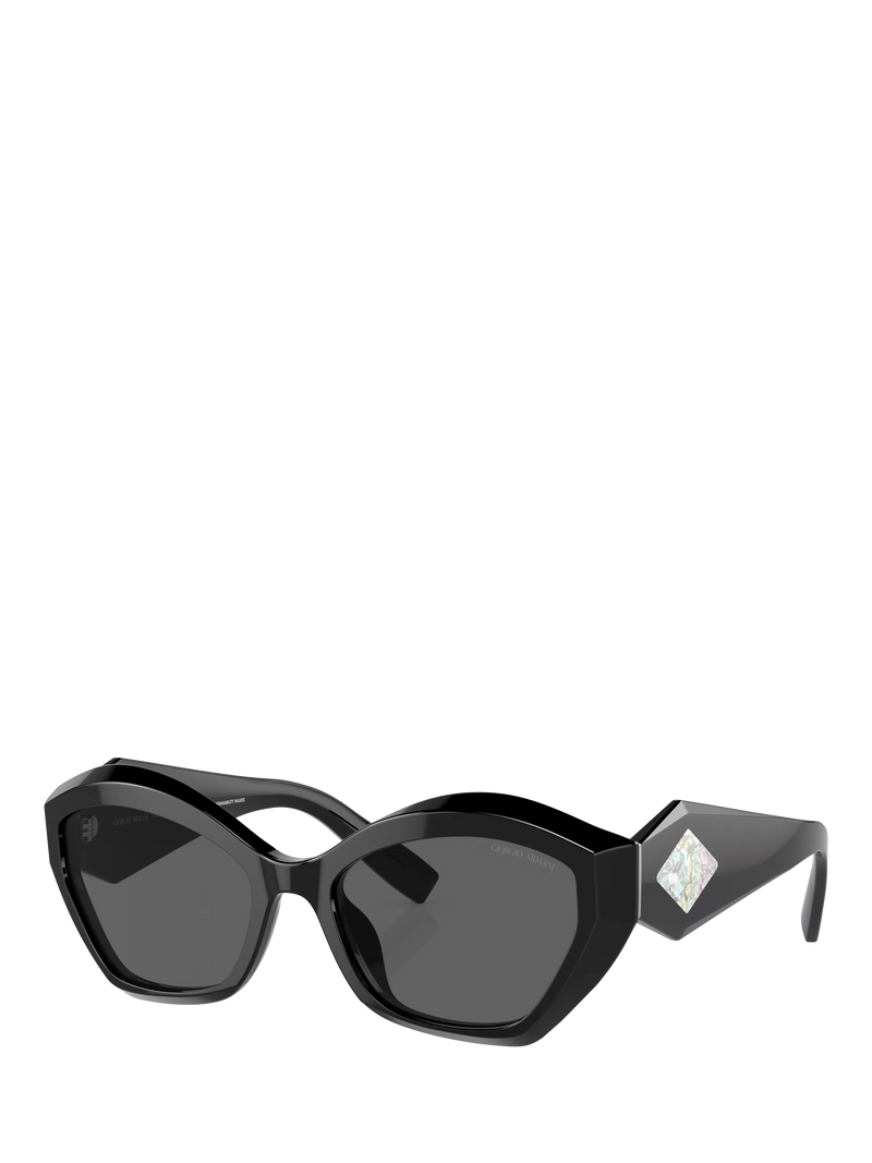 Giorgio Armani butterfly sunglasses black acetate 54mm, imported from the UK