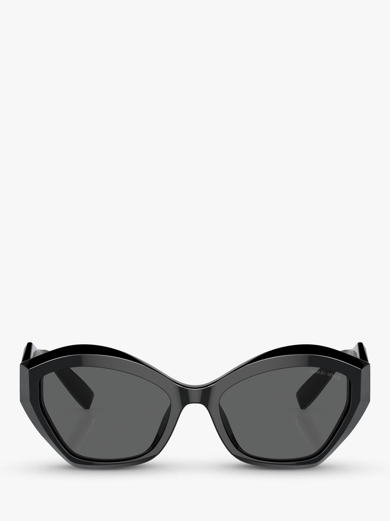 Giorgio Armani butterfly sunglasses black acetate 54mm, imported from the UK