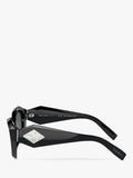 Giorgio Armani butterfly sunglasses black acetate 54mm, imported from the UK