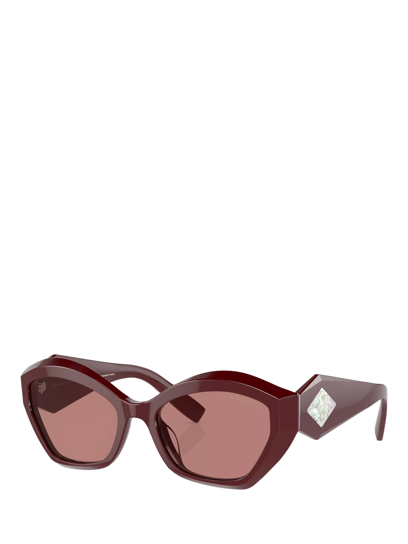 Giorgio Armani butterfly sunglasses red acetate 54mm, UK version
