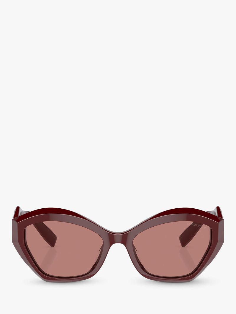 Giorgio Armani butterfly sunglasses red acetate 54mm, UK version