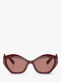 Giorgio Armani butterfly sunglasses red acetate 54mm, UK version