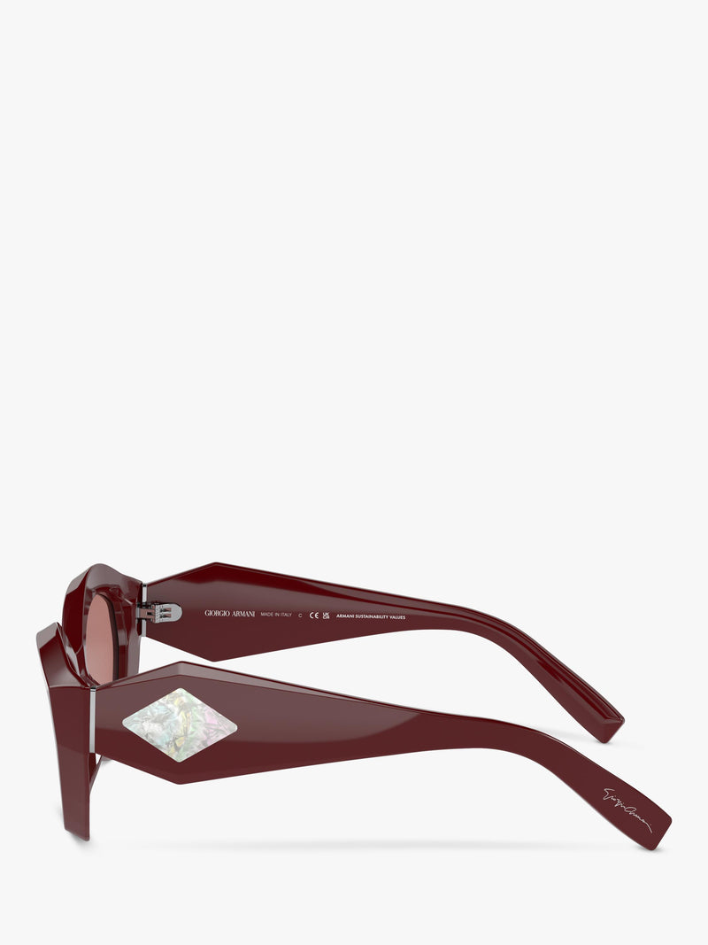 Giorgio Armani butterfly sunglasses red acetate 54mm, UK version