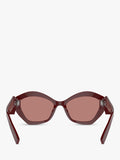 Giorgio Armani butterfly sunglasses red acetate 54mm, UK version