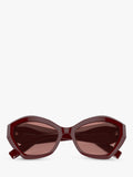 Giorgio Armani butterfly sunglasses red acetate 54mm, UK version