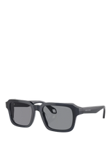 John Lewis Giorgio Armani AR8194U Men's Square Sunglasses Opaline Blue/Blue- Buy online at McGrocer