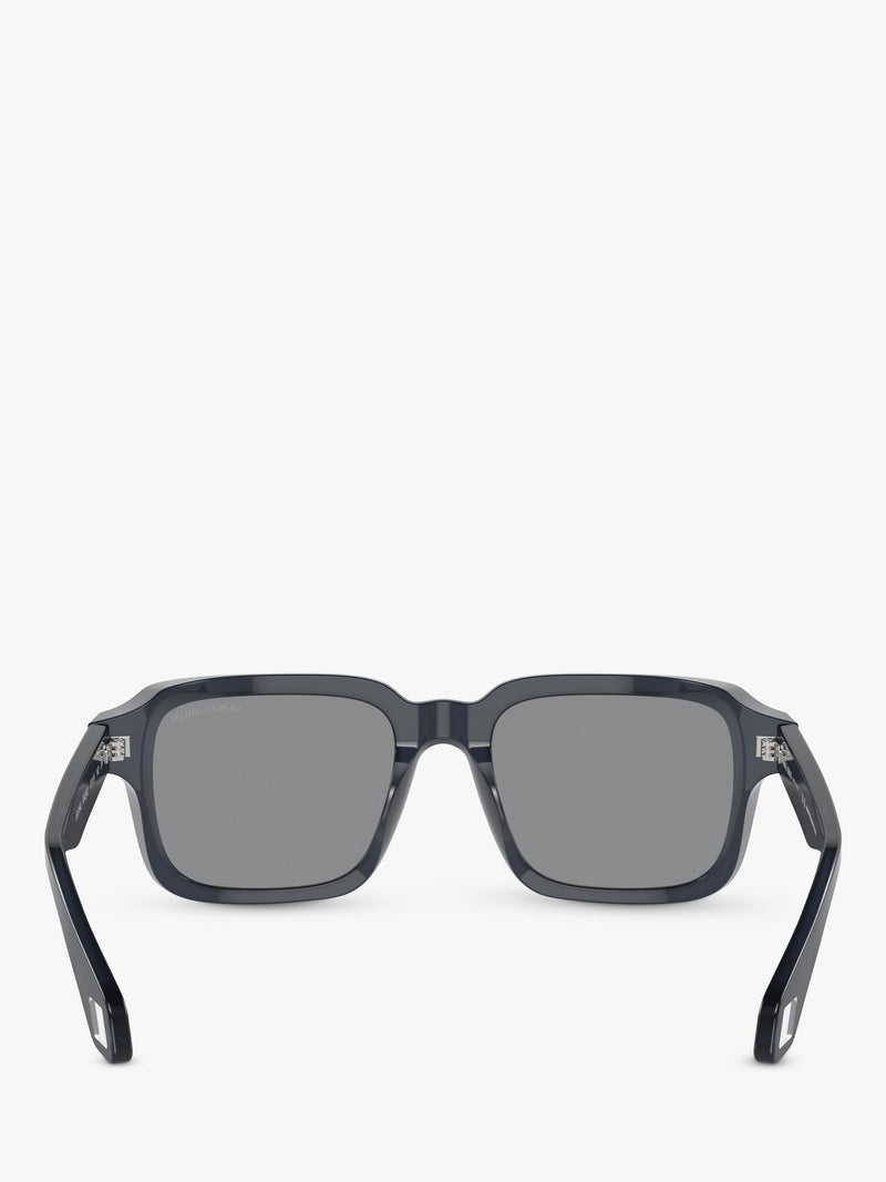 Giorgio Armani square blue acetate sunglasses, UK version