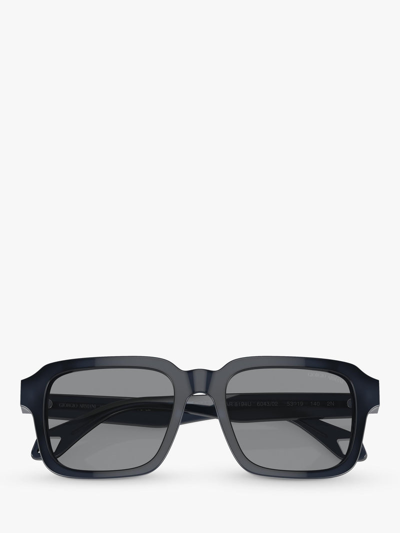 Giorgio Armani square blue acetate sunglasses, UK version