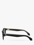 Giorgio Armani oval sunglasses black grey, UK version