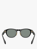 Giorgio Armani oval sunglasses black grey, UK version