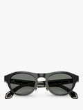 Giorgio Armani oval sunglasses black grey, UK version
